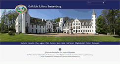 Desktop Screenshot of golfclubschlossbreitenburg.de